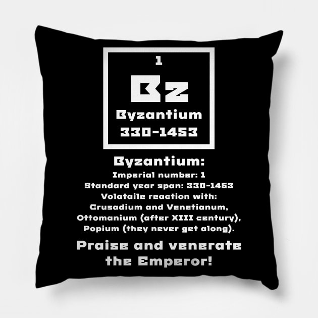 Byzantium Pillow by blackroserelicsshop@gmail.com