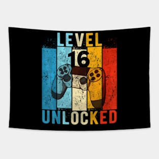 Level 16 Video16 Year Old 16th Birthday Tapestry