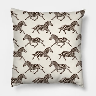 Zebra African Safari Pattern Pillow