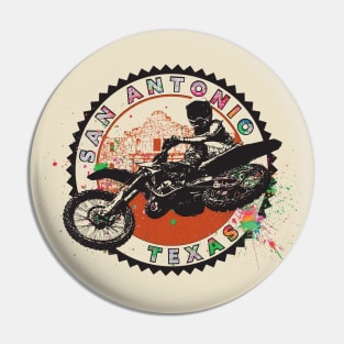 Motocross San Antonio Pin