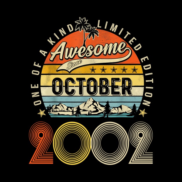 Awesome Since October 2002 Vintage 21st Birthday by Tagliarini Kristi