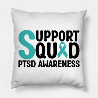 Support Squad PTSD Awareness Pillow