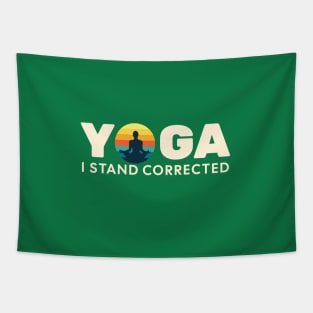 YOGA, Correct Posture Tapestry