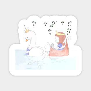 Swan Princess Magnet