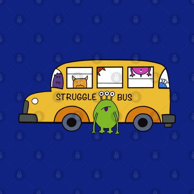 Struggle Bus by Coconut Moe Illustrations