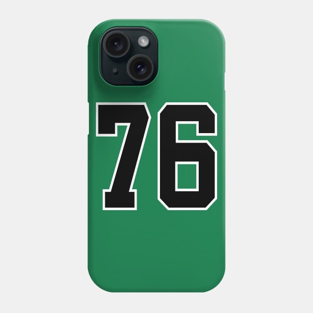 Number 76 Phone Case by colorsplash