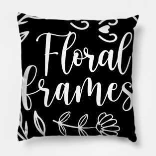 Floral frames - Best Gardening gift Pillow