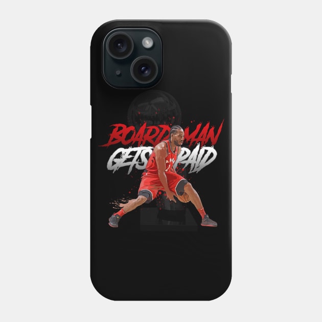 Kawhi Leonard Boardman Phone Case by Juantamad