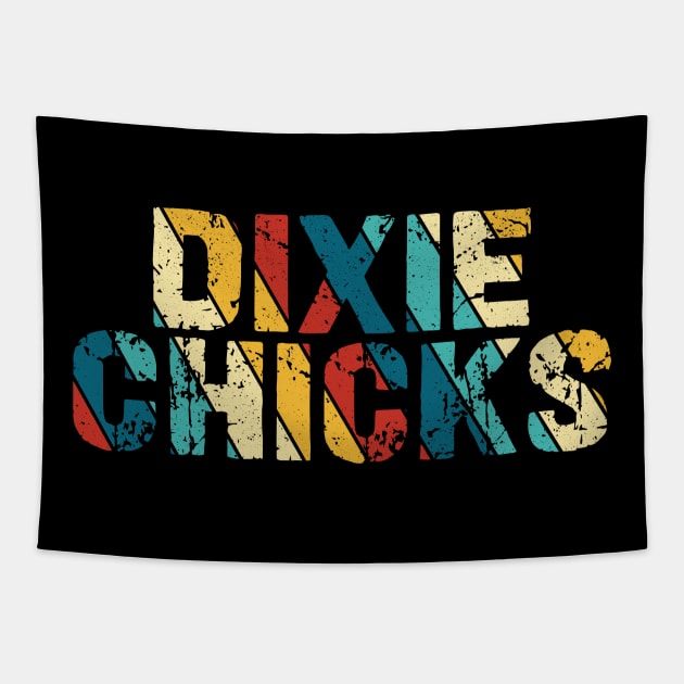 Retro Color - Dixie Chicks Tapestry by Arestration