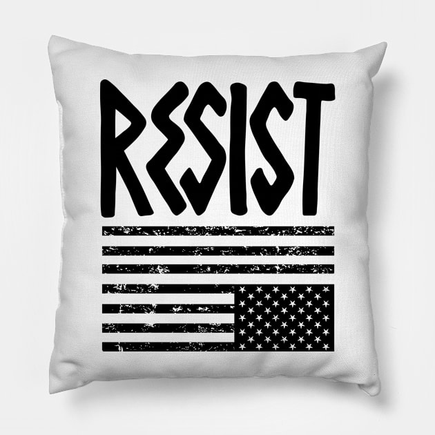 Resist America Pillow by nankeedal