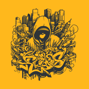 stylish graffiti T-Shirt