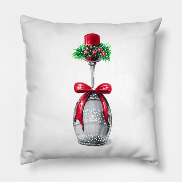 Christmas Decoration Pillow by Svetlana Pelin