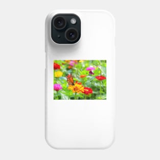 Monarch Butterfly on a flower Phone Case