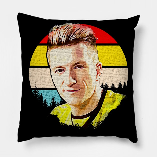 marco reus retro Pillow by BAJAJU