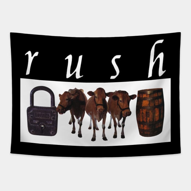 Rush Band Tapestry by Gumilang