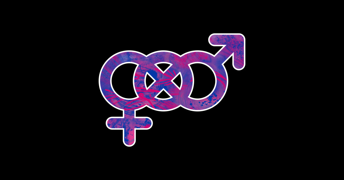 Bisexual Infinity Symbol Gay Pride LGBT - Bisexual Symbol - T-Shirt ...