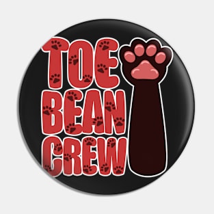 Toe Bean Crew Funny Cat Paw Gamer Controller Pin