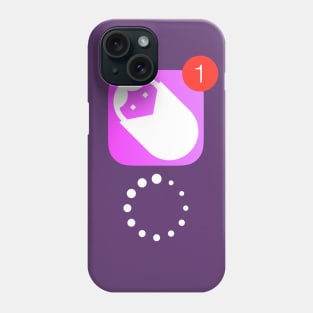 GIRL loading Phone Case