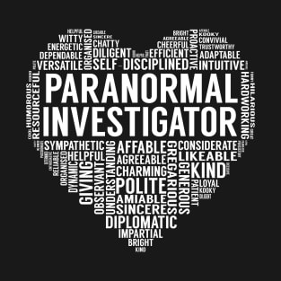 Paranormal Investigator Heart T-Shirt