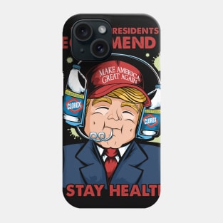 trump stays healthy Phone Case