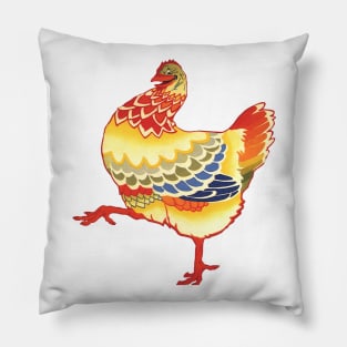 Vintage Easter Chicken Pillow