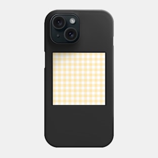 Yellow Gingham Phone Case