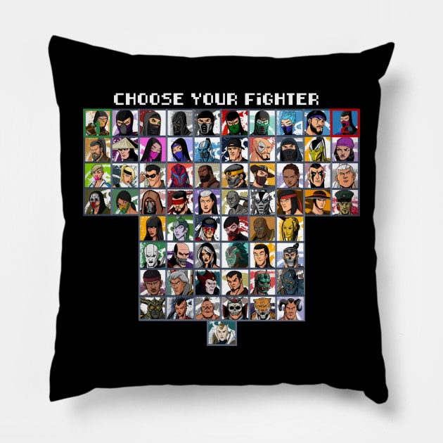 mortal kombat Pillow by dubcarnage