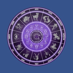 Zodiac Sign Design T-Shirt