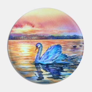 White swan Pin