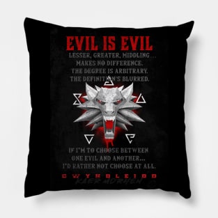 Witcher's Creed Pillow