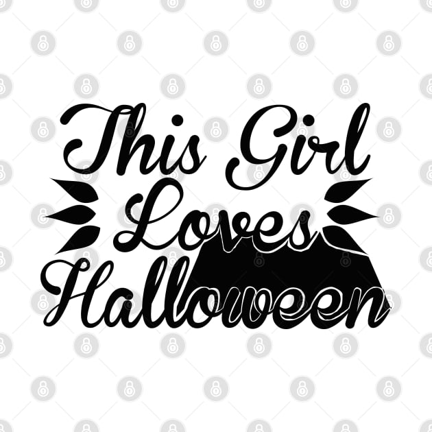 this girl loves halloween by SnowMoonApparel