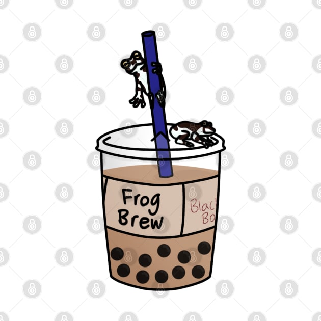 Amazon Milk Frog Boba by ceolsonart