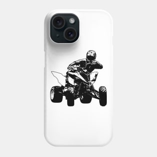 ATV Raptor Black and White Phone Case