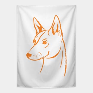 Basenji (White and Orange) Tapestry