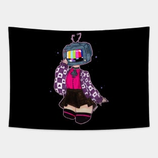 TV Head Tapestry