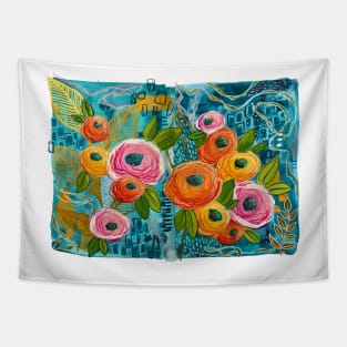 Midnight Floral High Rise Tapestry