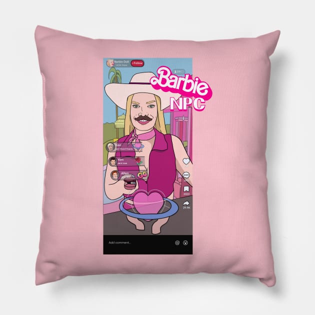 NPC Barbie Simulator Pillow by K-ids