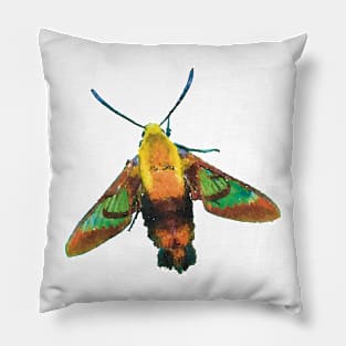 Snowberry Clearwing Pillow