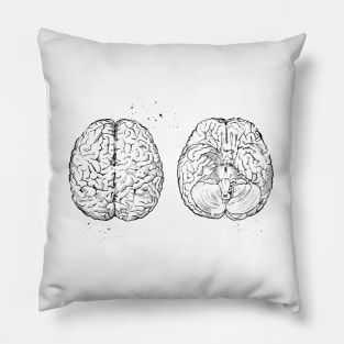 Human brain scheme Pillow