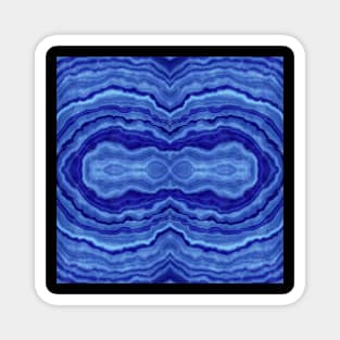 Blue Agate Abstract Magnet