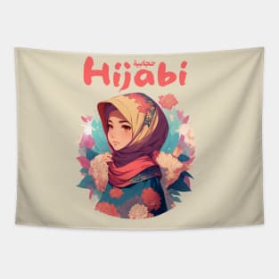 Hijabi Anime Tapestry