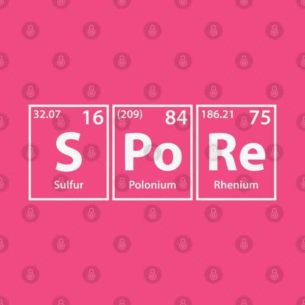 Spore (S-Po-Re) Periodic Elements Spelling by cerebrands