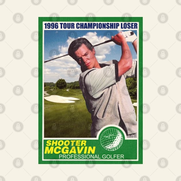 Shooter McGavin Retro 1996 Tour Championship Trading Card by darklordpug