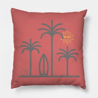 Beach happy Pillow