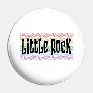 LGBTQ PATTERN AMERICA LITTLE ROCK Pin