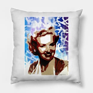 old school glamour Pillow