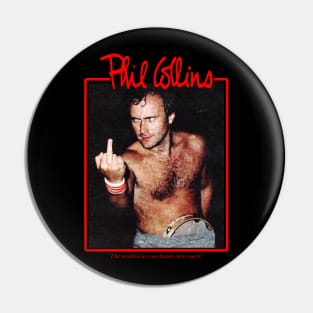 Classic Phil Collins Pin