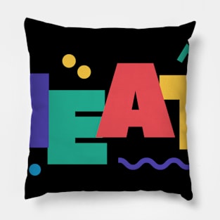 Neat Retro Bright Pillow