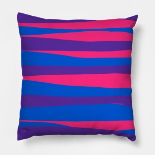 Bubblegum Color Lines Pillow