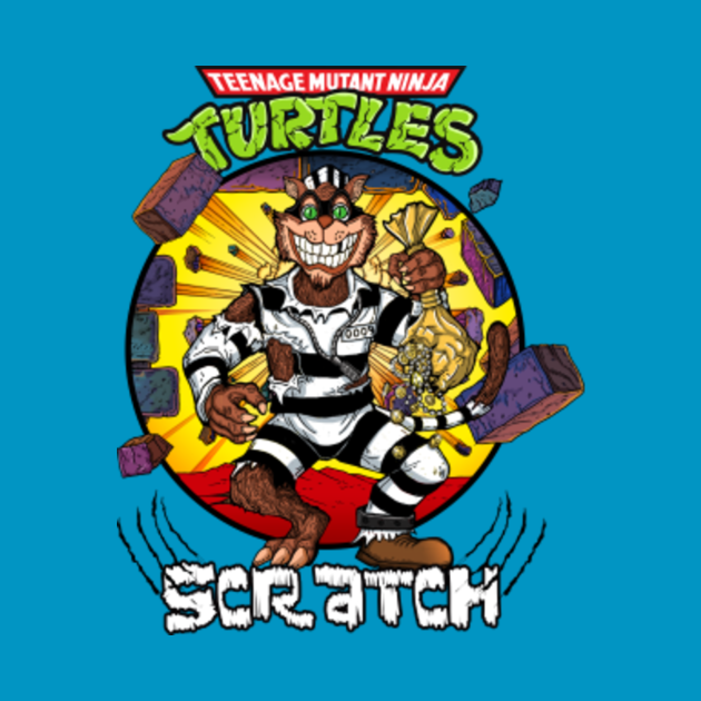teenage mutant ninja turtles scratch the cat